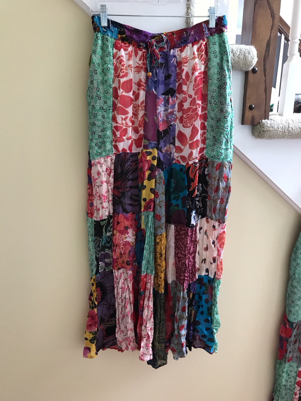 YOUNG THREADS NWT Pants Viscose Lined Multi color Size Large